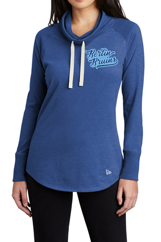 Ladies Fit New Era Long Sleeve Cowl Tee