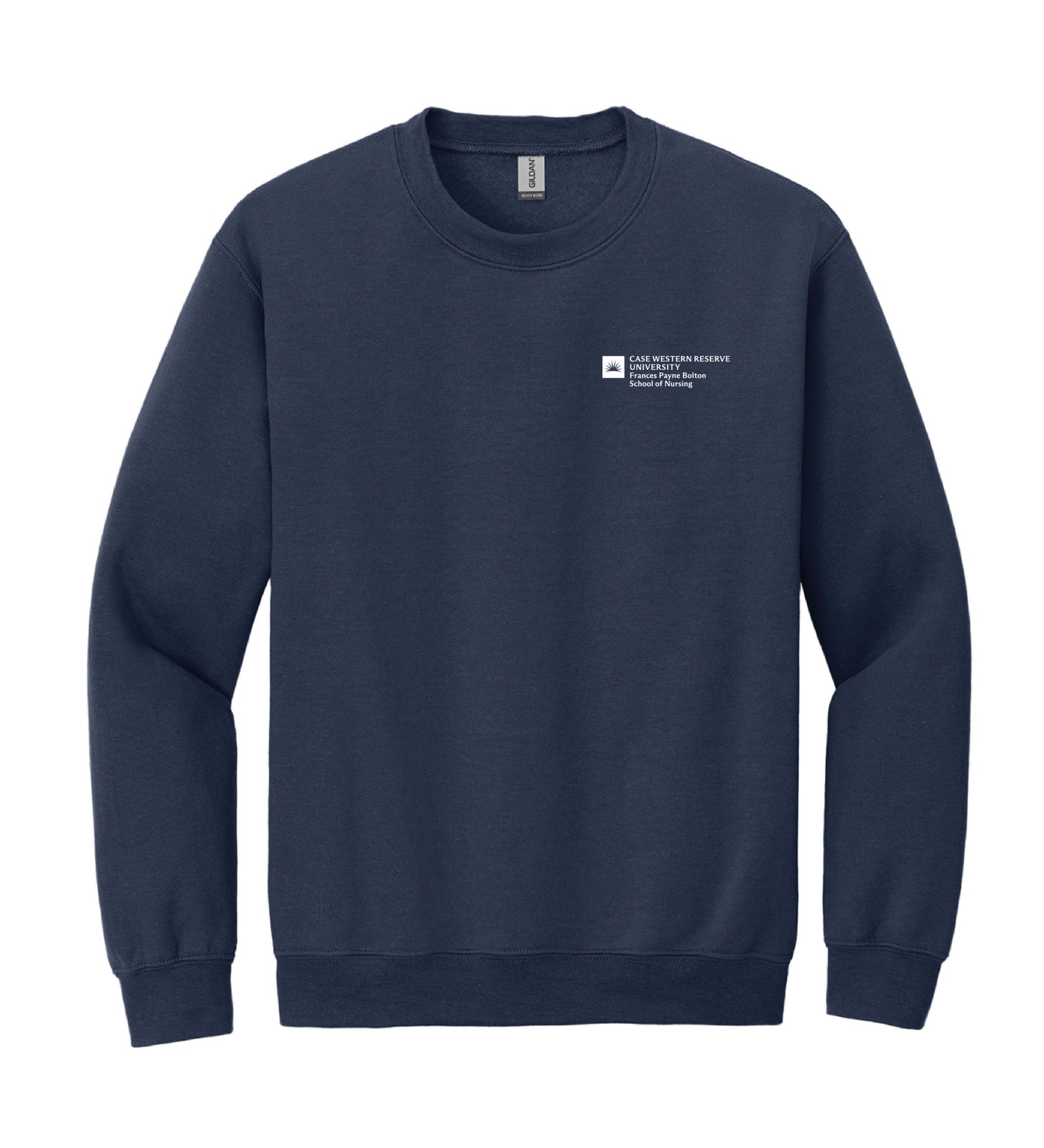 Classic Fit Unisex Cotton Crewneck Sweatshirt Navy