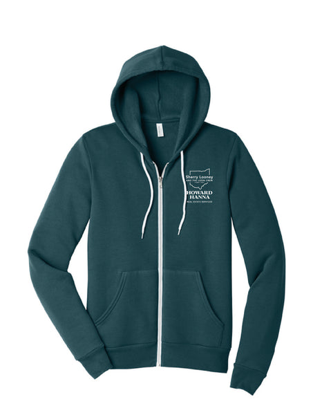 Full Zip Sponge Fleece Hoodie Unisex