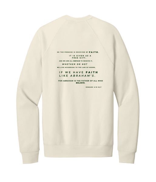 Crewneck Sponge Fleece Sweatshirt (w/ back print)