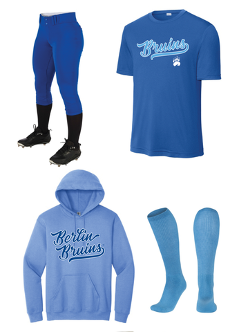 BERLIN BRUINS SOFTBALL PRACTICE PACK 2024