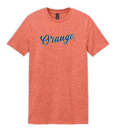 Unisex Heather Orange Tshirt (Adult Size Only)