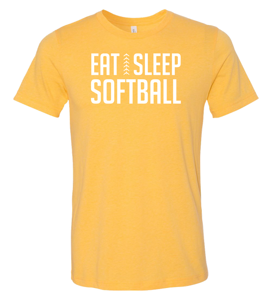 Eat Sleep Softball T-Shirt (more colors available)