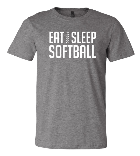 Eat Sleep Softball T-Shirt (more colors available)