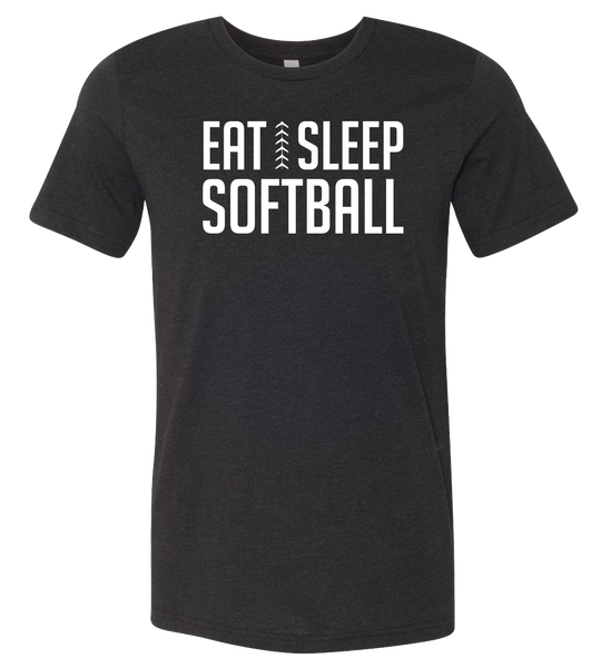 Eat Sleep Softball T-Shirt (more colors available)