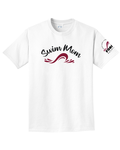 BLACK GLITTER Swim Mom Classic Fit Unisex Soft Tee