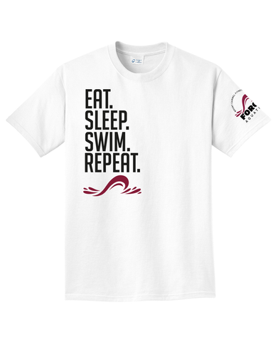 EAT SLEEP SWIM Classic Fit Unisex Soft Tee