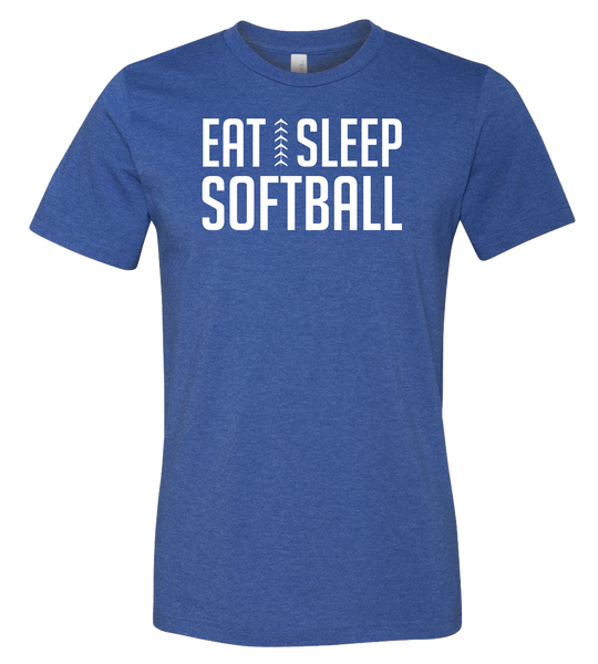 Eat Sleep Softball T-Shirt (more colors available)