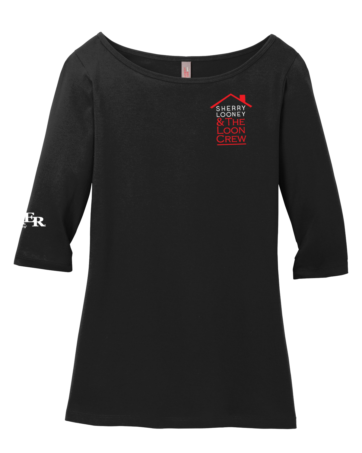 Women's Scoop Neck Quarter Sleeve