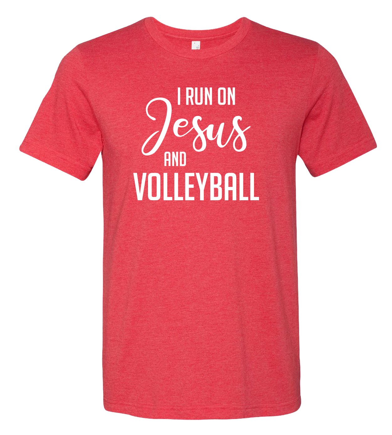 I Run on Jesus T-Shirt  (more colors available)