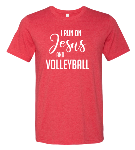 I Run on Jesus T-Shirt  (more colors available)