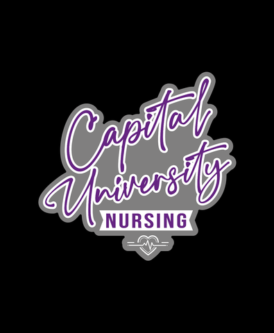 Capital University Nursing Sticker/Decal 4x4