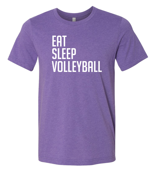 Eat Sleep Volleyball T-Shirt  (more colors available)