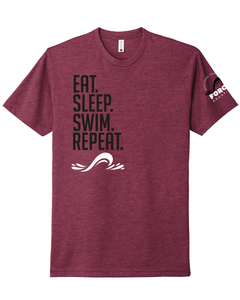 EAT SLEEP SWIM Classic Fit Unisex Soft Tee