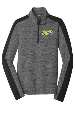 Unisex/Ladies Quarter Zip Performance Pullover