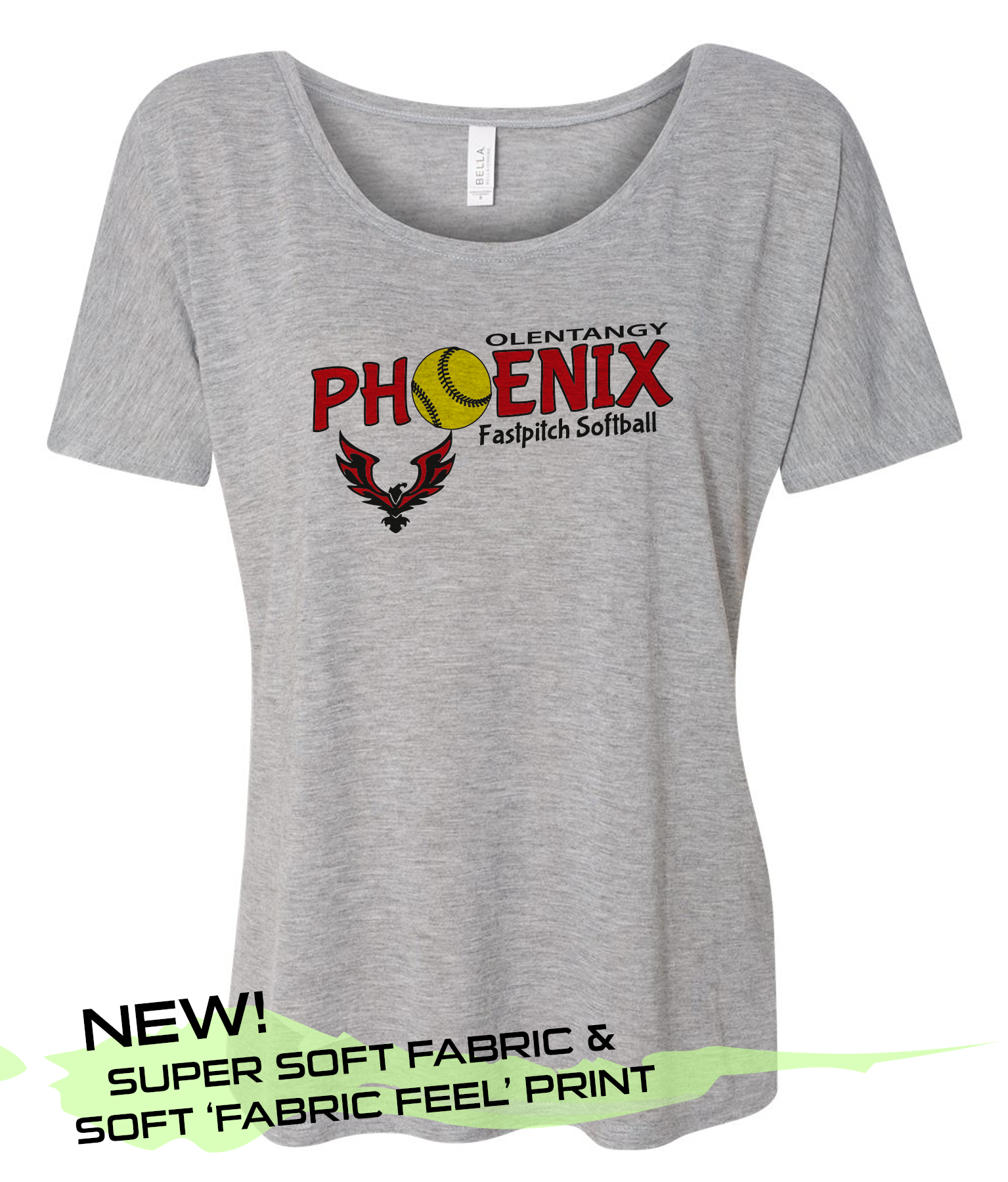 Ladies Soft Flowy Tee