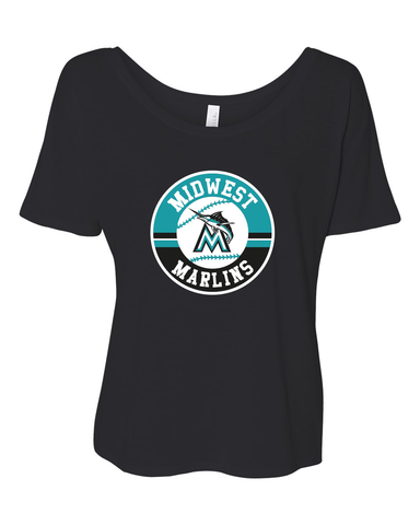 Ladies Flowy Dolman Tee