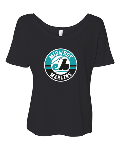 Ladies Flowy Dolman Tee