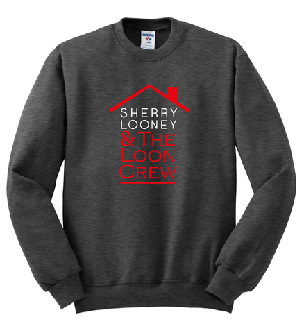 Black Heather Crewneck Sweatshirt