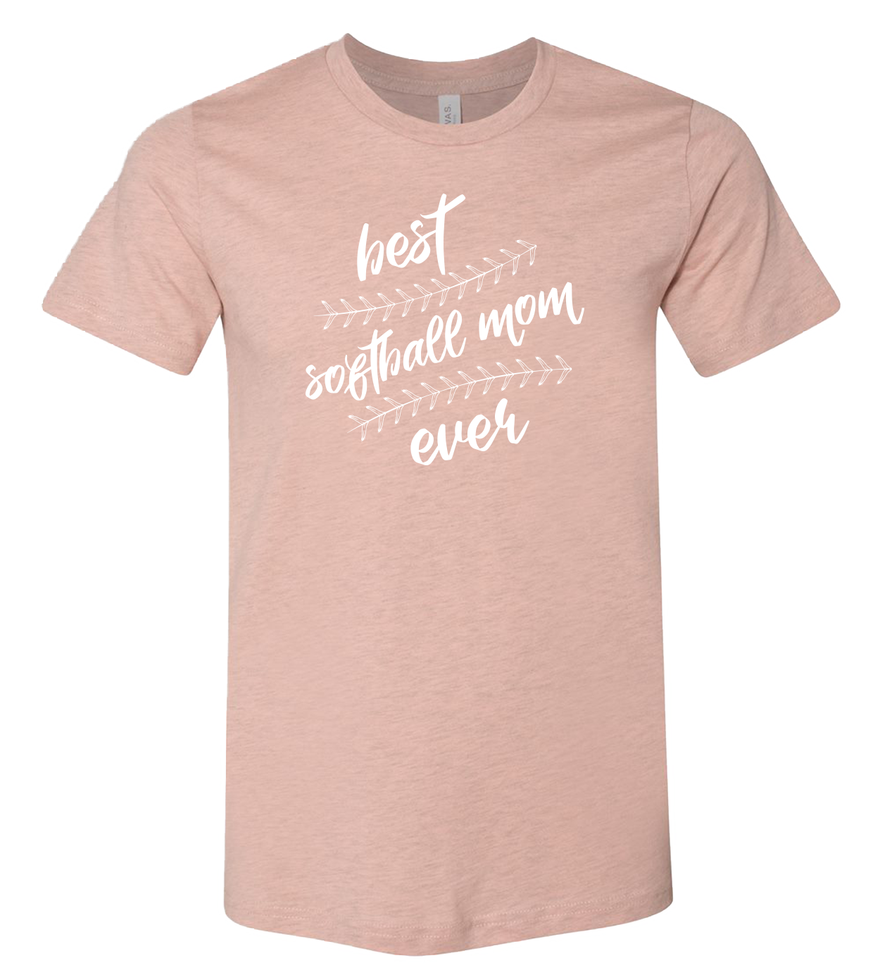 Best Softball Mom Ever T-Shirt (more colors available)