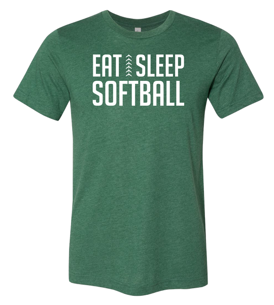 Eat Sleep Softball T-Shirt (more colors available)