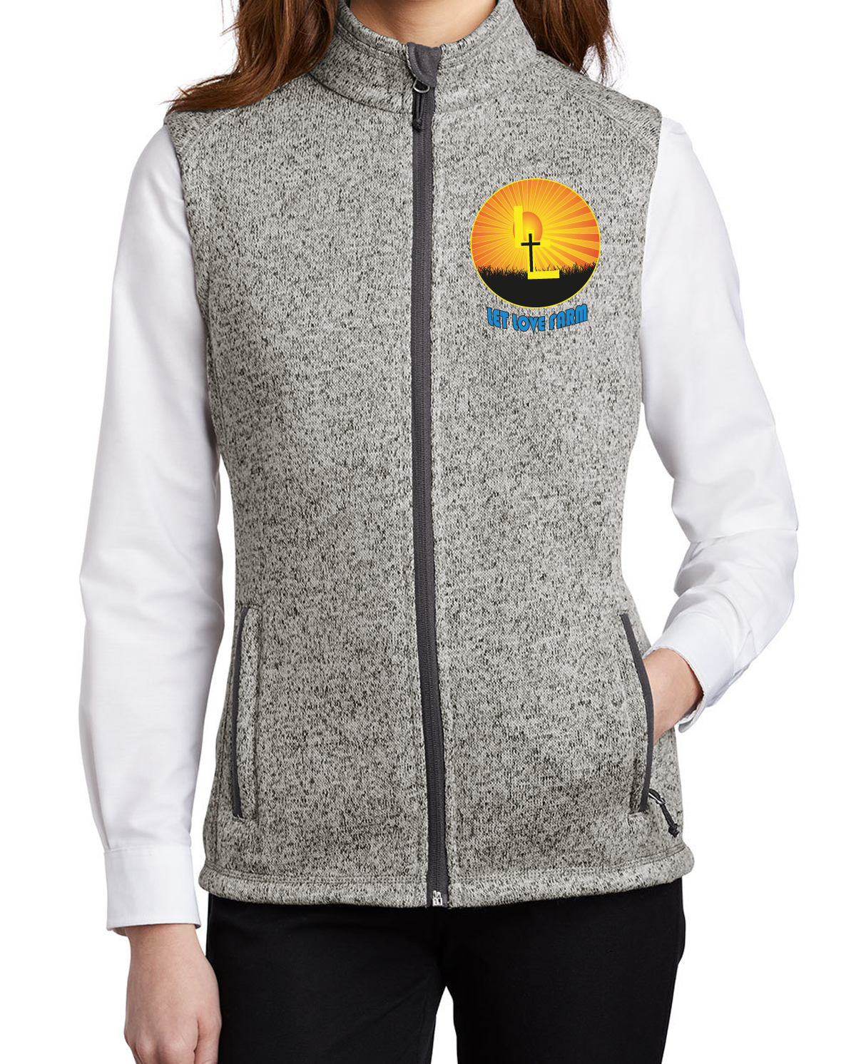 Ladies Zip Vest